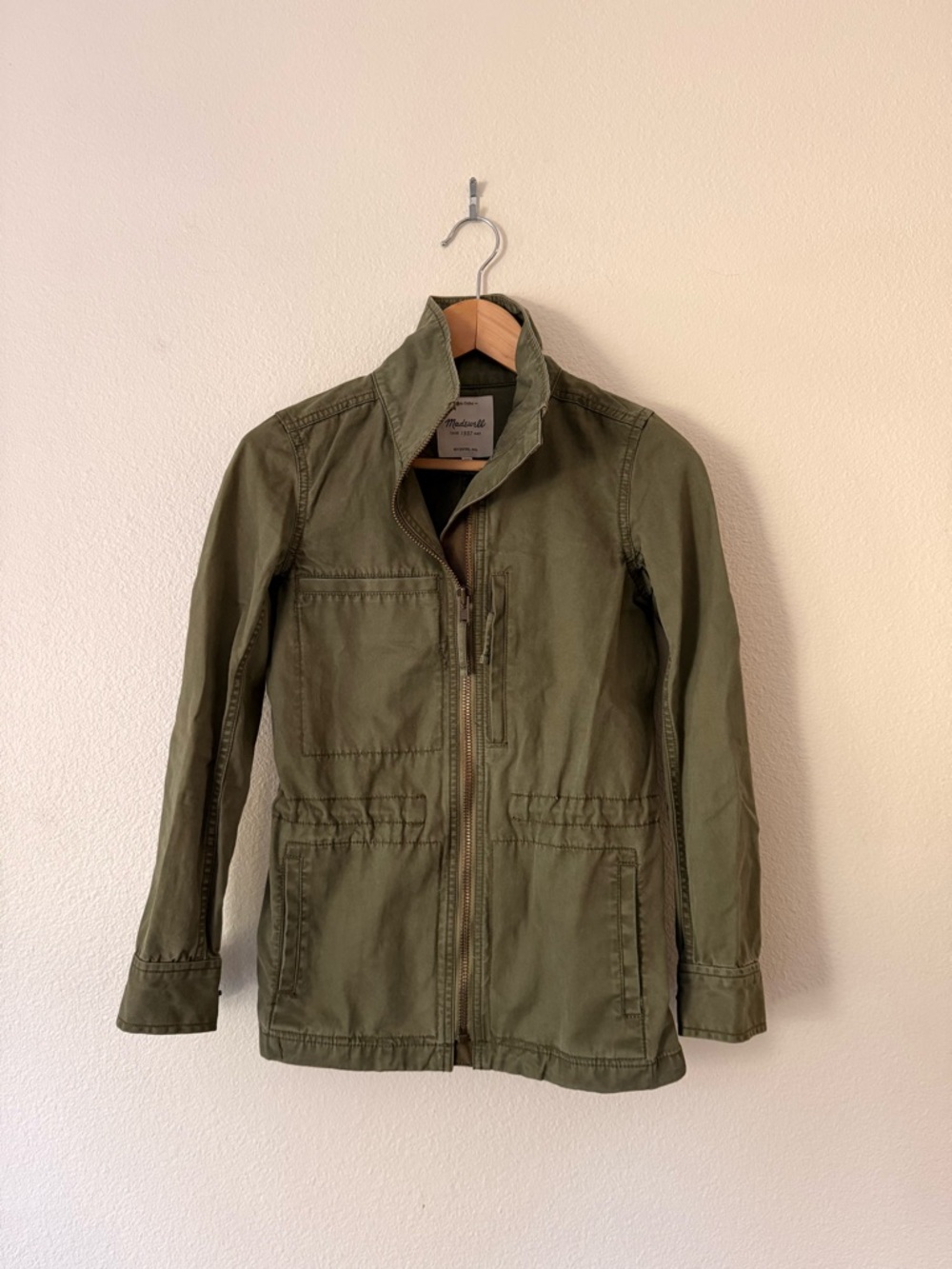 Olive Green Utility Field Jacket